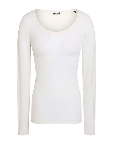 ASPESI Maglia in Cachemire Off white 100% Cachemire