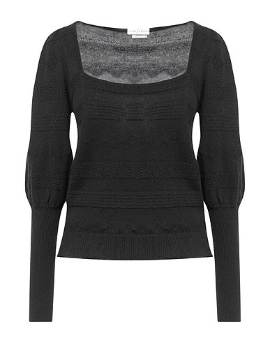 BALLANTYNE Jumper Black 48% Wool, 30% Viscose, 10% Polyester, 7% Cashmere, 5% Silk