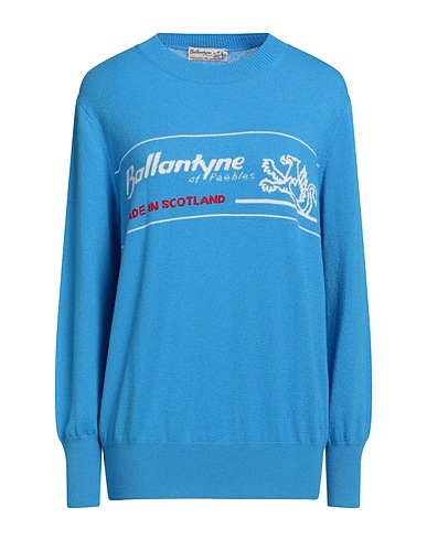 BALLANTYNE of PEEBLES Cashmere jumper Azure 100% Cashmere
