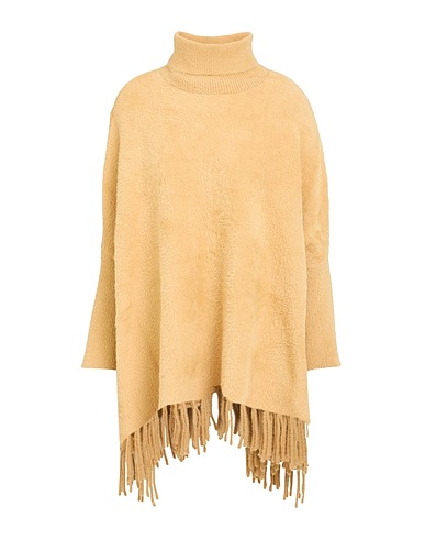 TWINSET Polo neck Camel 84% Polyamide, 11% Polyester, 5% Viscose