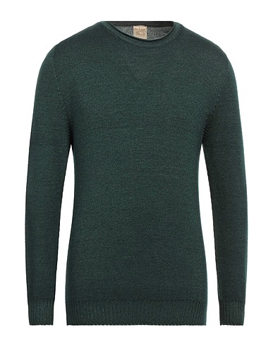 H953 Pullover Dunkelgrün 100% Merinowolle
