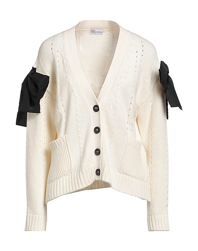 REDValentino Cardigan Ivory 48% Wool, 24% Viscose, 20% Polyamide, 8% Cashmere, Acrylic