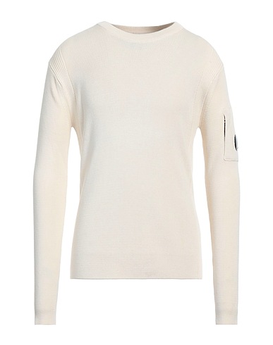 C.P. COMPANY Pullover Elfenbein 60% Wolle, 40% Acryl