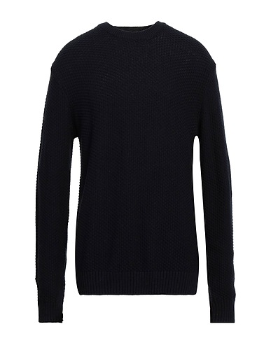 BOMBOOGIE Pullover Blu notte 60% Cotone, 30% Nylon, 10% Lana