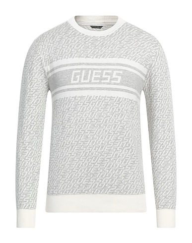 GUESS Pullover Grigio chiaro 60% Cotone organico, 30% Poliammide, 10% Lana