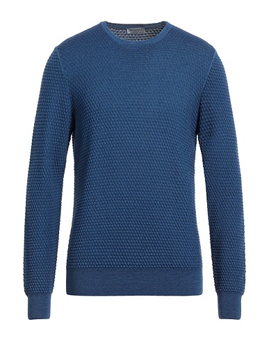 VENGERA Pullover Bleu d'azur 100% Laine vierge