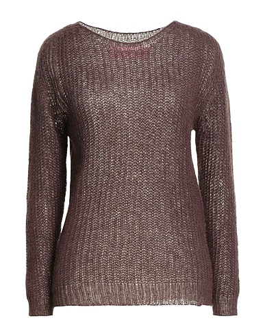 PINK MEMORIES Pullover Marrone 36% Acrilico, 30% Lana Merino, 30% Poliammide, 4% Lana