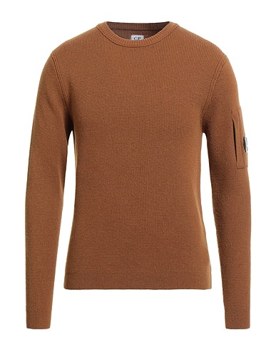 C.P. COMPANY Pullover Marrone 80% Lana, 20% Poliammide