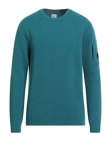 C.P. COMPANY Jumper Deep teal 80% Wool, 20% Polyamide