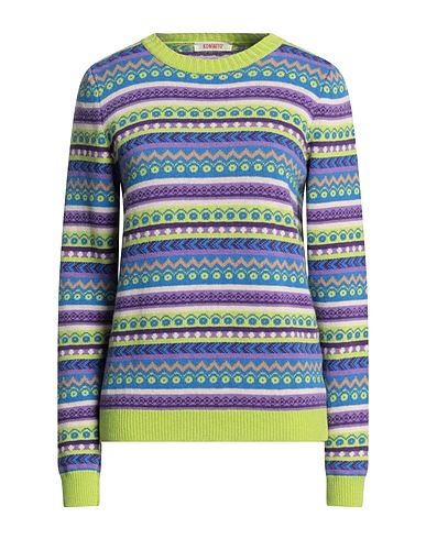 KONTATTO Sweater Lime green 35% Polyamide, 30% Wool, 30% Viscose, 5% Cashmere