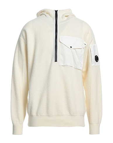 C.P. COMPANY KNITWEAR White 80% Wool, 20% Polyester