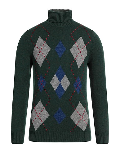 H953 Dolcevita Verde scuro 90% Super 130s Lana, 10% Cachemire