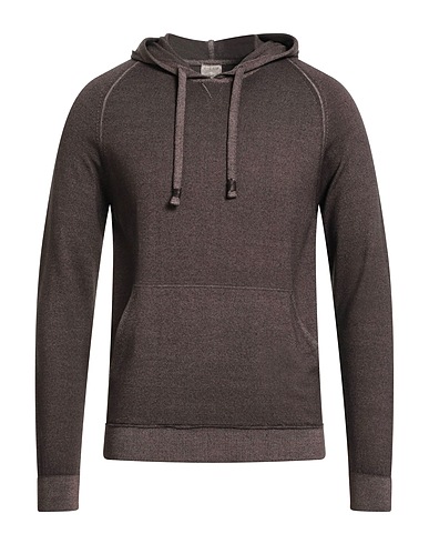 H953 Jumper Dark brown 100% Merino Wool