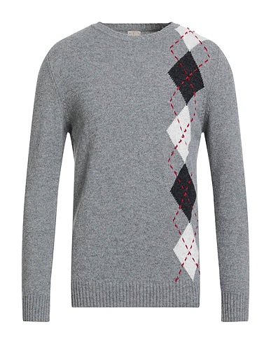 H953 Sweater Grey 90% Merino Wool, 10% Cashmere