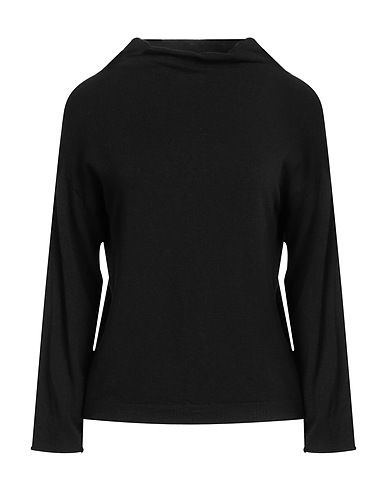 HAVEONE Polo neck Black 53% Viscose, 47% Polyamide