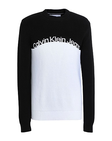 CALVIN KLEIN JEANS Jumper White 100% Cotton