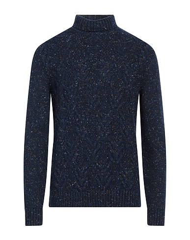 HERITAGE Turtleneck Blue 34% Recycled nylon, 31% Synthetic fibers, 23% Polyester, 6% Alpaca wool, 6% Wool