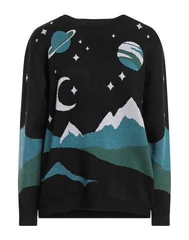 SUGARHILL Pullover Nero 47% Viscosa, 28% Poliestere, 25% Nylon, Lurex®