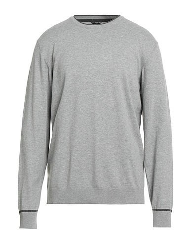 GUESS Jumper Grey 89% Cotton, 10% Polyamide, 1% Elastane
