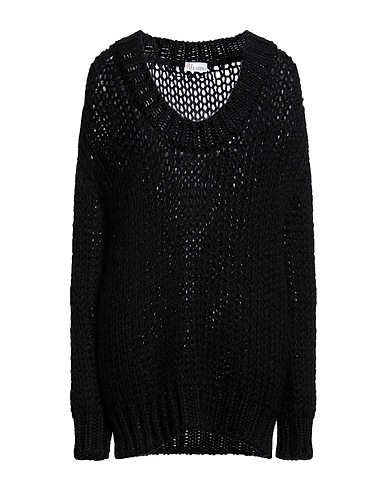 REDValentino Sweater Black 80% Wool, 20% Mohair wool