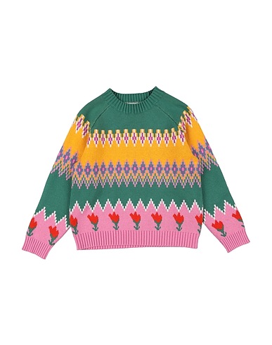 STELLA McCARTNEY KIDS Jumper Green 95% Cotton, 5% Elastane