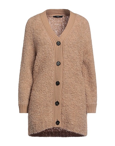 WEEKEND MAX MARA Cardigan Sand 75% Alpaca wool, 13% Wool, 12% Polyamide, Virgin Wool