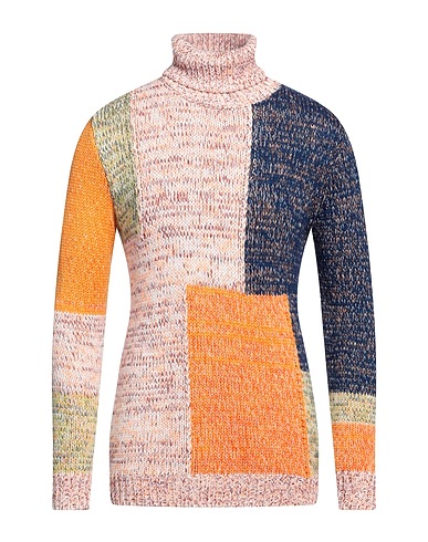 VANDOM Polo neck Midnight blue 75% Acrylic, 15% Wool, 10% Alpaca wool