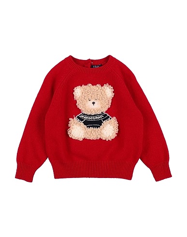 IL GUFO Jumper Red 100% Virgin Wool
