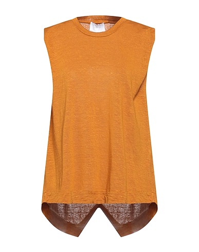 DANIELE FIESOLI Sleeveless sweater Marigold 96% Linen, 4% Elastane