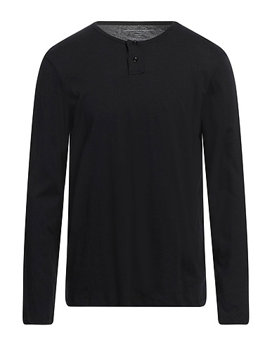MAJESTIC FILATURES Pullover Noir 85% Coton, 15% Cachemire