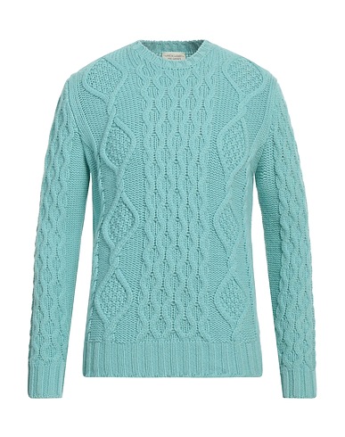 FILIPPO DE LAURENTIIS Sweater Turquoise 90% Merino Wool, 10% Cashmere