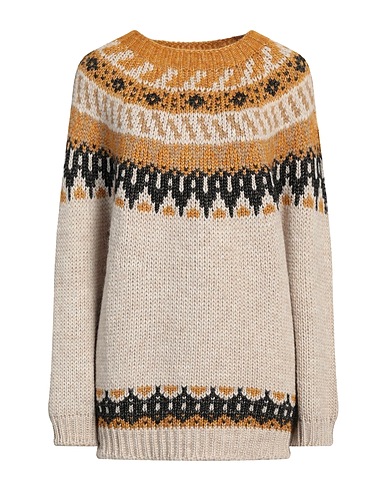 STEFANEL Pullover Beige 36% Polyester, 29% Alpakawolle, 23% Wolle, 12% Metallfaser