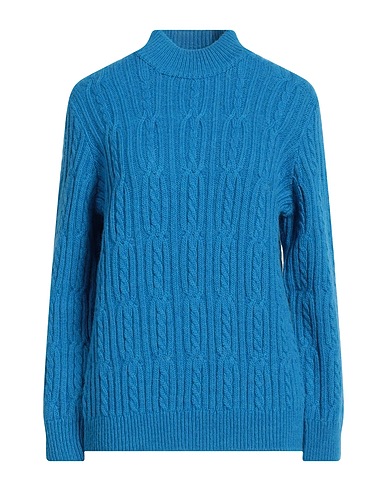 STEFANEL Turtleneck Blue 40% Acrylic, 20% Alpaca wool, 20% Merino Wool, 20% Wool