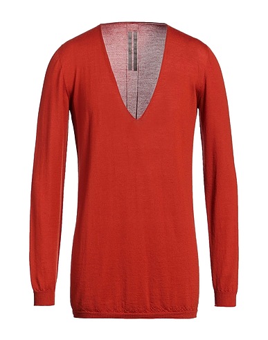 RICK OWENS Cashmere blend Rust 100% Cashmere