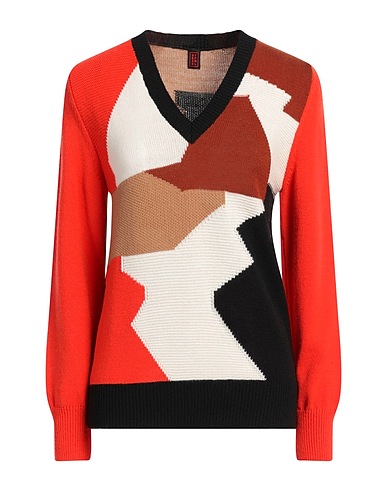 STEFANEL Jumper Orange 50% Acrylic, 50% Wool