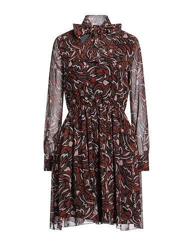 STEFANEL Short dress Military green 100% Polyester