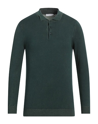 MAJESTIC FILATURES Sweater VERDE SCURO 80% Organic cotton, 20% Elastane