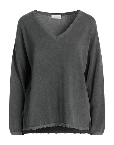 MAJESTIC FILATURES Jumper Dark green 80% Organic cotton, 20% Elastane