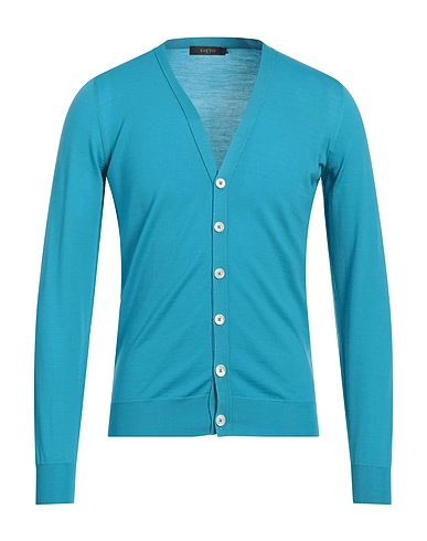 SVEVO Cardigan Turquoise 100% Wool