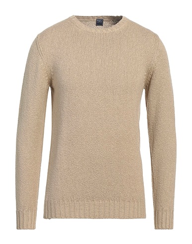 FEDELI Pullover Beige 100% Cotone