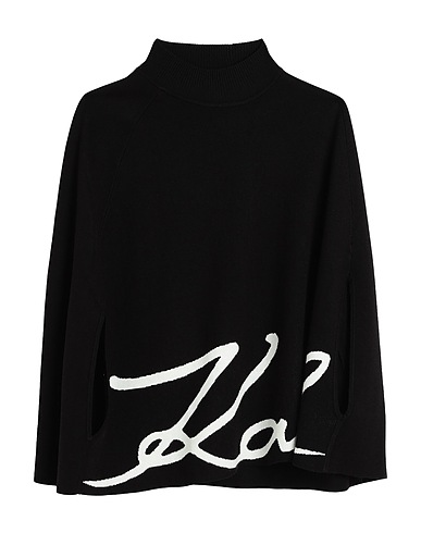 KARL LAGERFELD Cappa KARL SIGNATURE CAPE
 Nero 79% Viscosa, 21% Poliestere