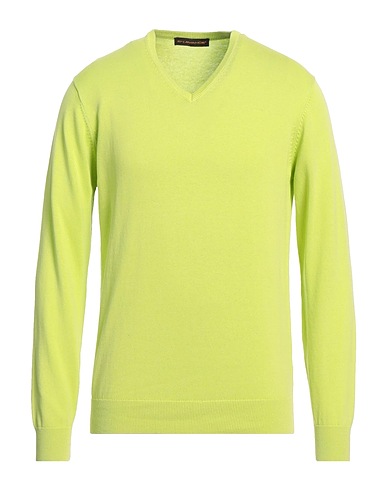 EN AVANCE Pullover Verde lime 100% Cotone