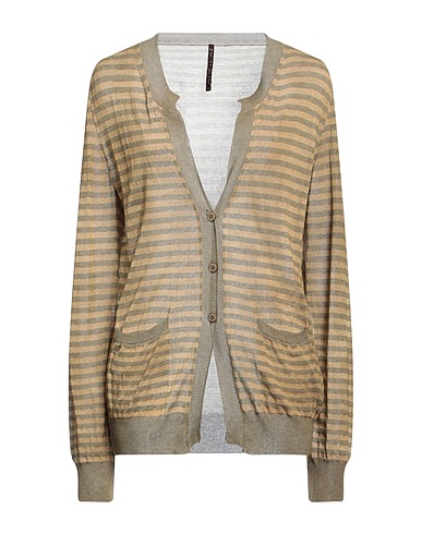MANILA GRACE Cardigan Military green 88% Viscose, 12% Polyamide