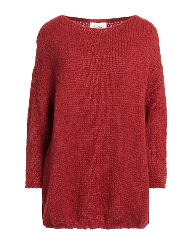 AMERICAN VINTAGE Pullover Ziegelrot 40% Polyacryl, 36% Alpakawolle, 14% Merinowolle, 10% Polyamid
