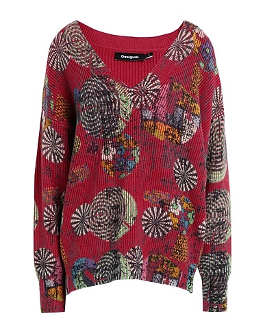 DESIGUAL Pullover Purpur 50% Viskose, 26% Polyester, 24% Polyamid