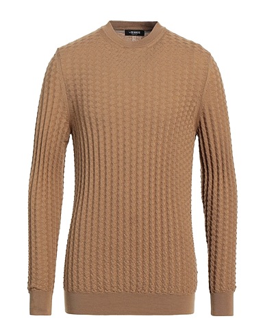 +39 MASQ Jumper Sand 100% Merino Wool