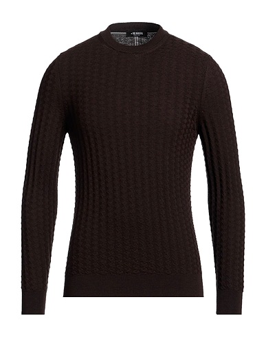 +39 MASQ Pullover Cioccolato 100% Lana Merino