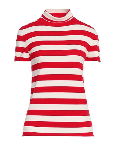 TWINSET Polo neck Red 70% Viscose, 30% Polyester