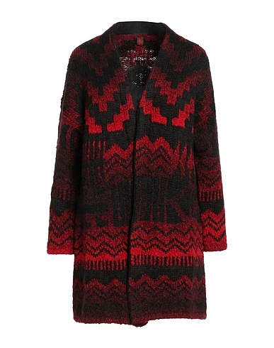 STEFANEL Cardigan Black 44% Acrylic, 26% Alpaca wool, 15% Polyamide, 8% Mohair wool, 7% Wool