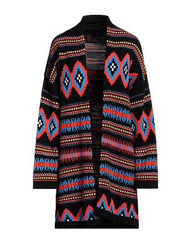 STEFANEL Cardigan Nero 50% Acrilico, 50% Lana